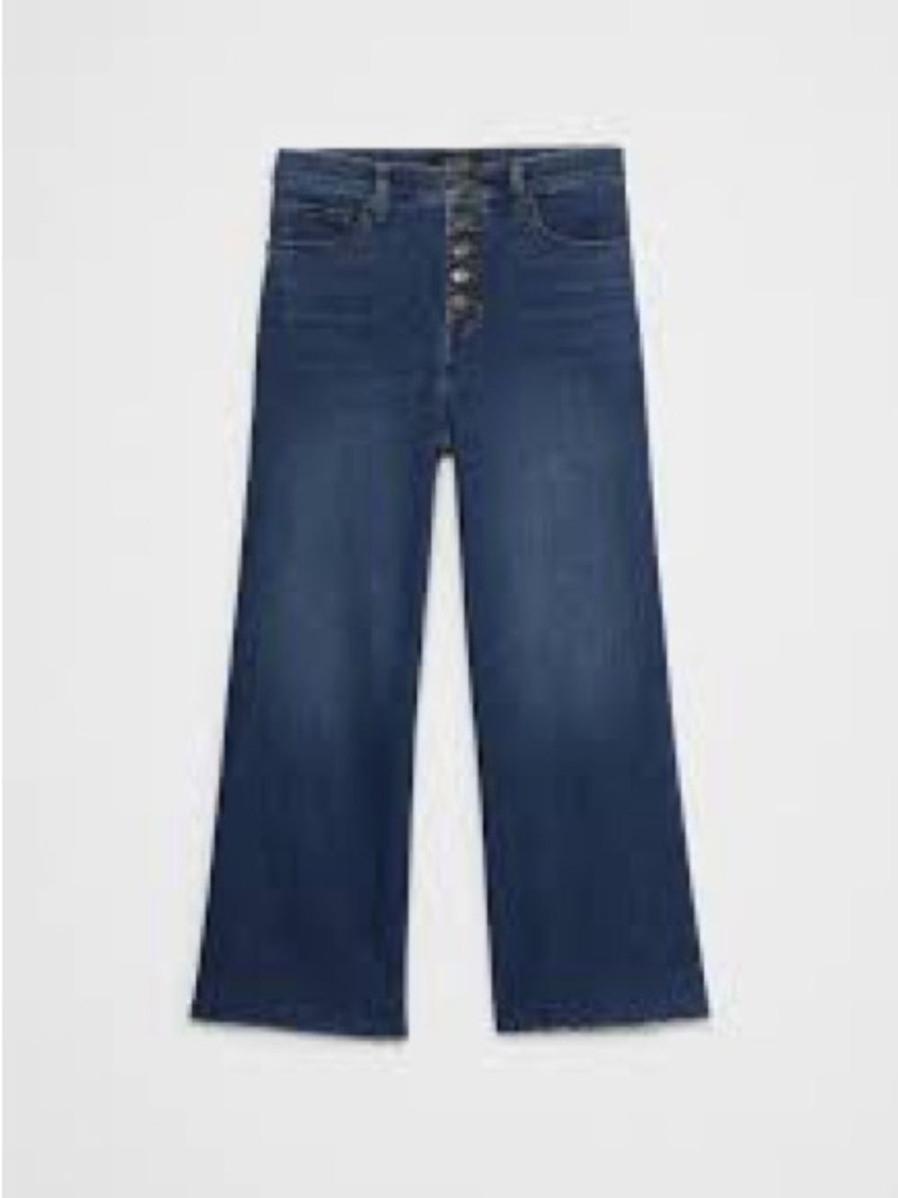Banana Republic Wide Leg High Rise Jeans Size 29 8 Blue Denim